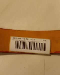 Flat belt rubber- with 4 layers industry